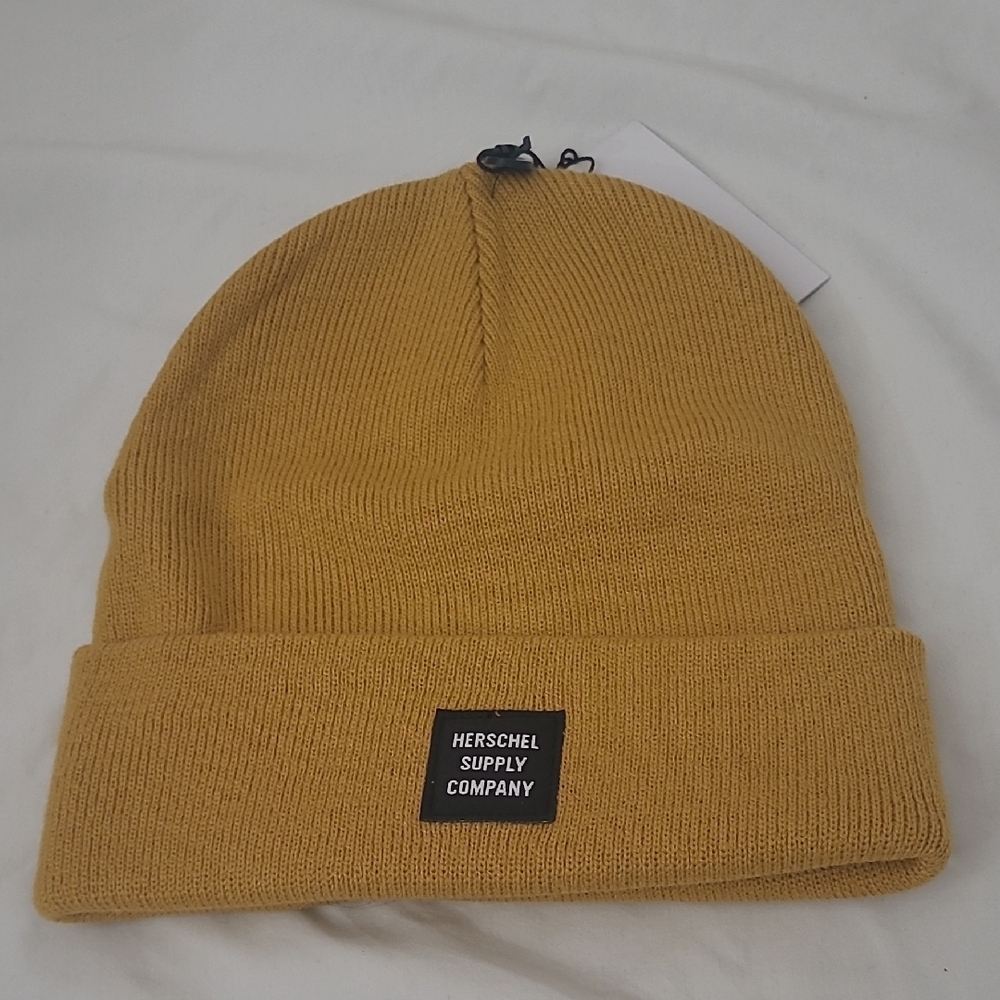 Herschel Supply Company Yellow Knit Beanie